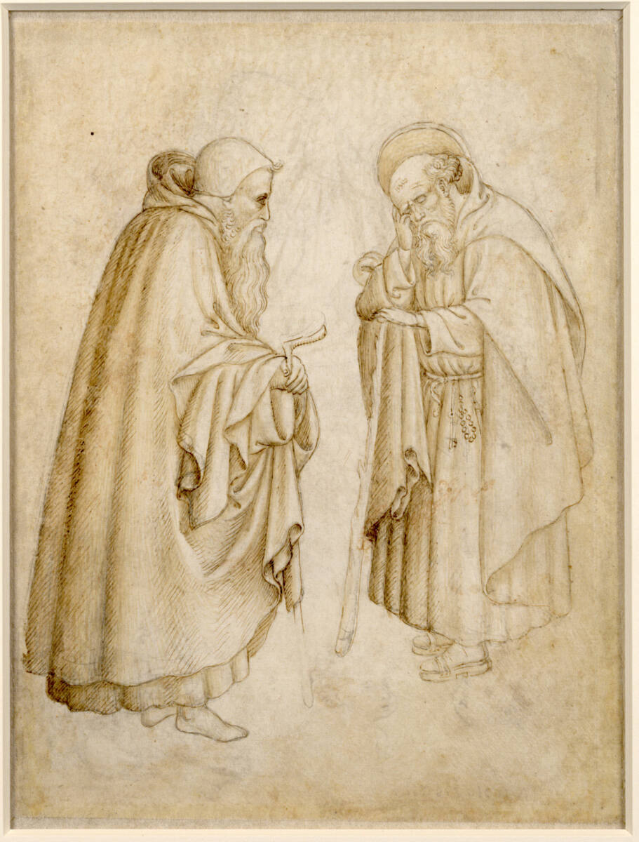 Zwei Eremiten, Pisanello