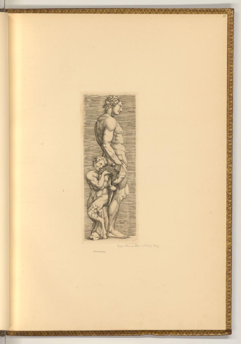 Cornelis, Balthasar et Jacob Bos
, Bacchus mit jungem Satyr, Inv. Nr.: Niederlande nach Sektio…
