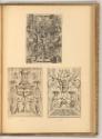 Cornelis, Balthasar et Jacob Bos
, Grotesken nach dem Vorbild der Wanddekorationen in den Logg…