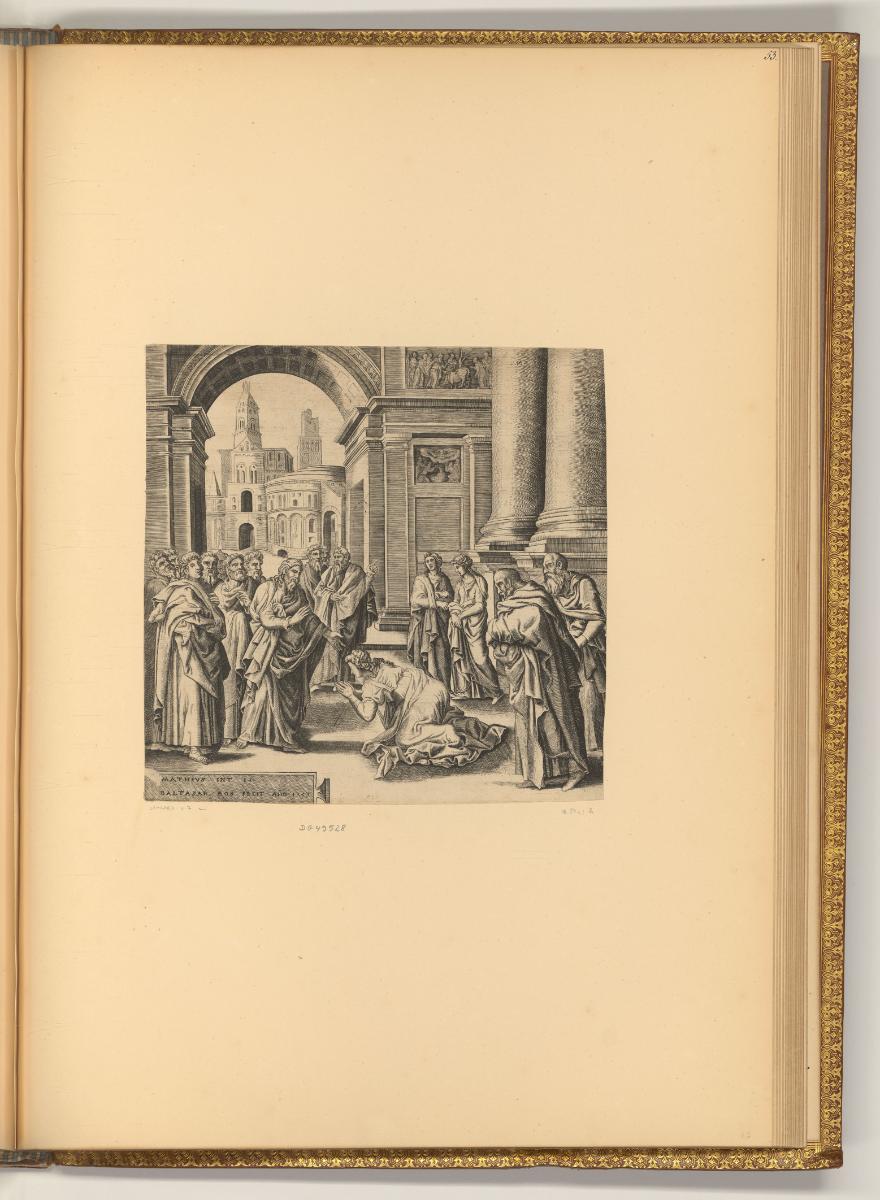 Cornelis, Balthasar et Jacob Bos
, Christus und die Ehebrecherin, Inv. Nr.: Niederlande nach S…