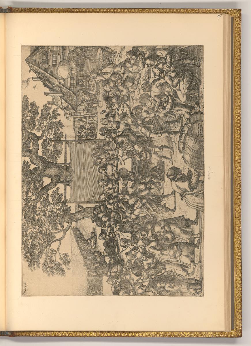 Pieter van der Borcht, Großes Hochzeitsfest, Inv. Nr.: Niederlande nach Sektionen 9, NL/9/117