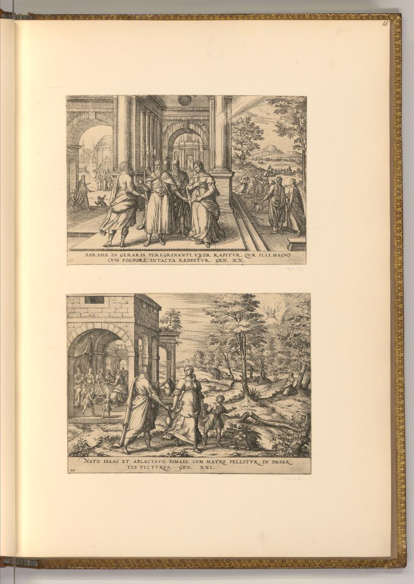 Pieter van der Borcht, Hochzeit Abrahams; Hagar in der Wüste, Inv. Nr.: Niederlande nach Sektio…