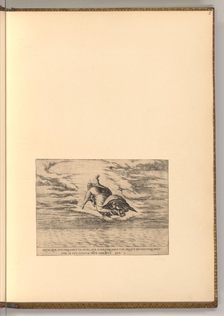 Pieter van der Borcht, Gott über den Wassern, Inv. Nr.: Niederlande nach Sektionen 9, NL/9/2