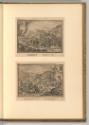 Pieter van der Borcht, Kain flieht in die Wüste; Noah baut die Arche, Inv. Nr.: Niederlande nac…
