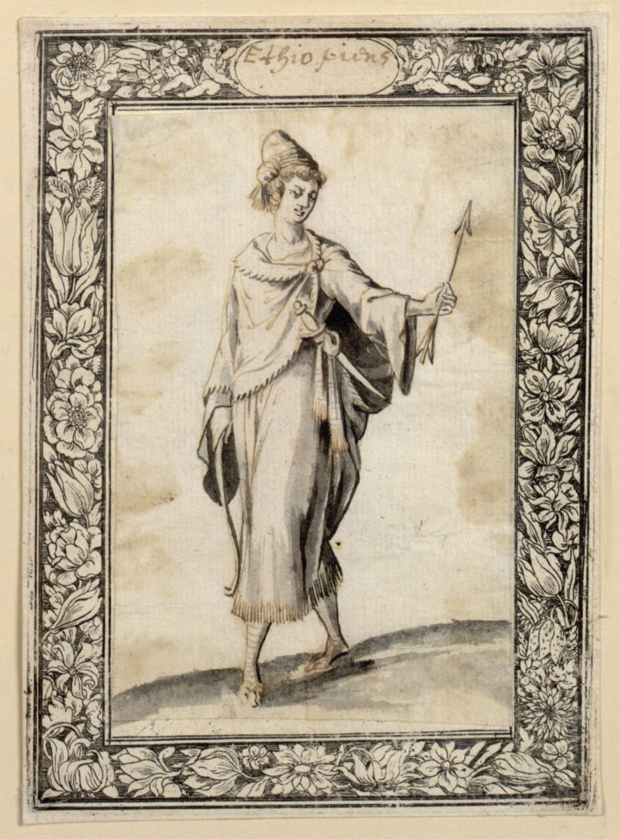Äthiopier mit Pfeil, Sébastien Leclerc