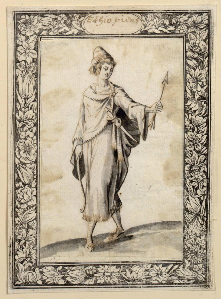 Äthiopier  mit Pfeil, Inv. Nr.: 27779