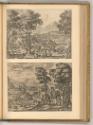 Pieter van der Borcht, Abraham vor den drei Engeln; Abraham wäsch die Füße der drei Engel, Inv.…