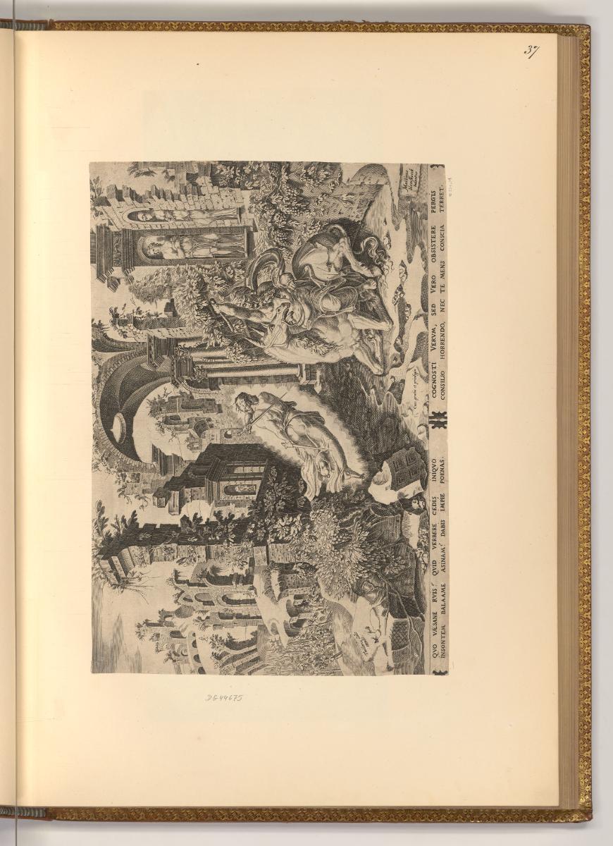 Dirk Volkart Coornhert., Balaam und der Engel, Inv. Nr.: Holland nach Sektionen I/7, H/I/7/37