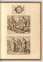 Hans Collaert, Titelblatt, Othniel und Ehud; Shamgar und Barak, Inv. Nr.: Holland nach Sektione…