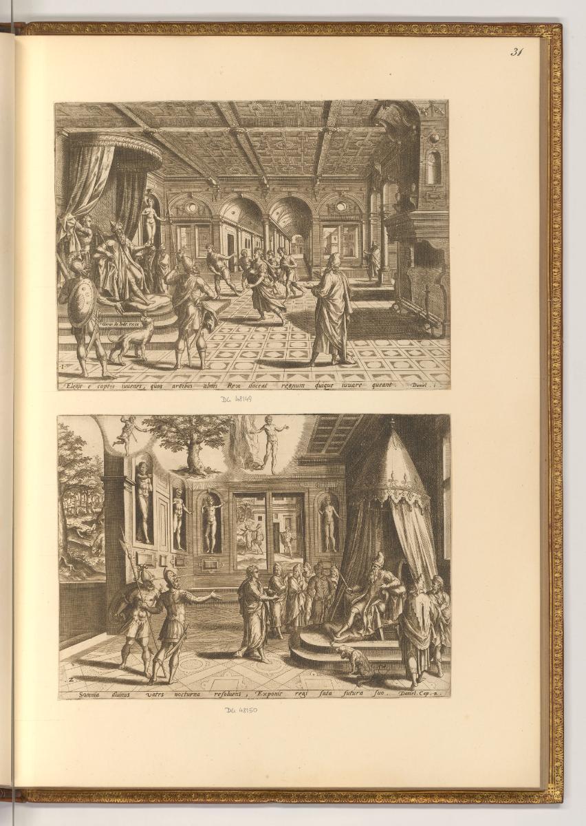 Hans Collaert, Die Visionen und Prophezeiungen Daniels, Inv. Nr.: Holland nach Sektionen I/9, H…
