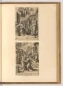 Hans Collaert, Die Verkündigung; Die Heimsuchung, Inv. Nr.: Holland nach Sektionen I/9, H/I/9/4…