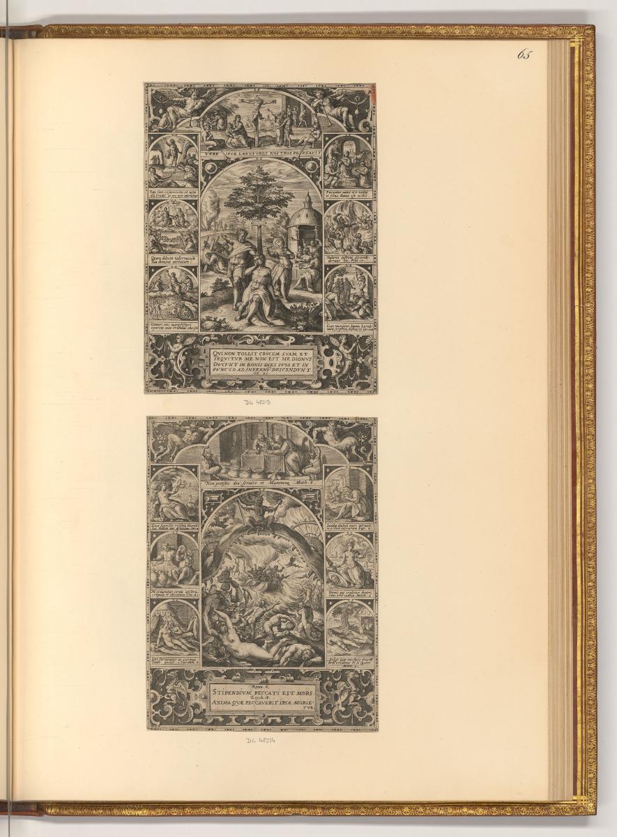 Hans Collaert, Allegorien auf Tugenden und Laster, Inv. Nr.: Holland nach Sektionen I/9, H/I/9/…