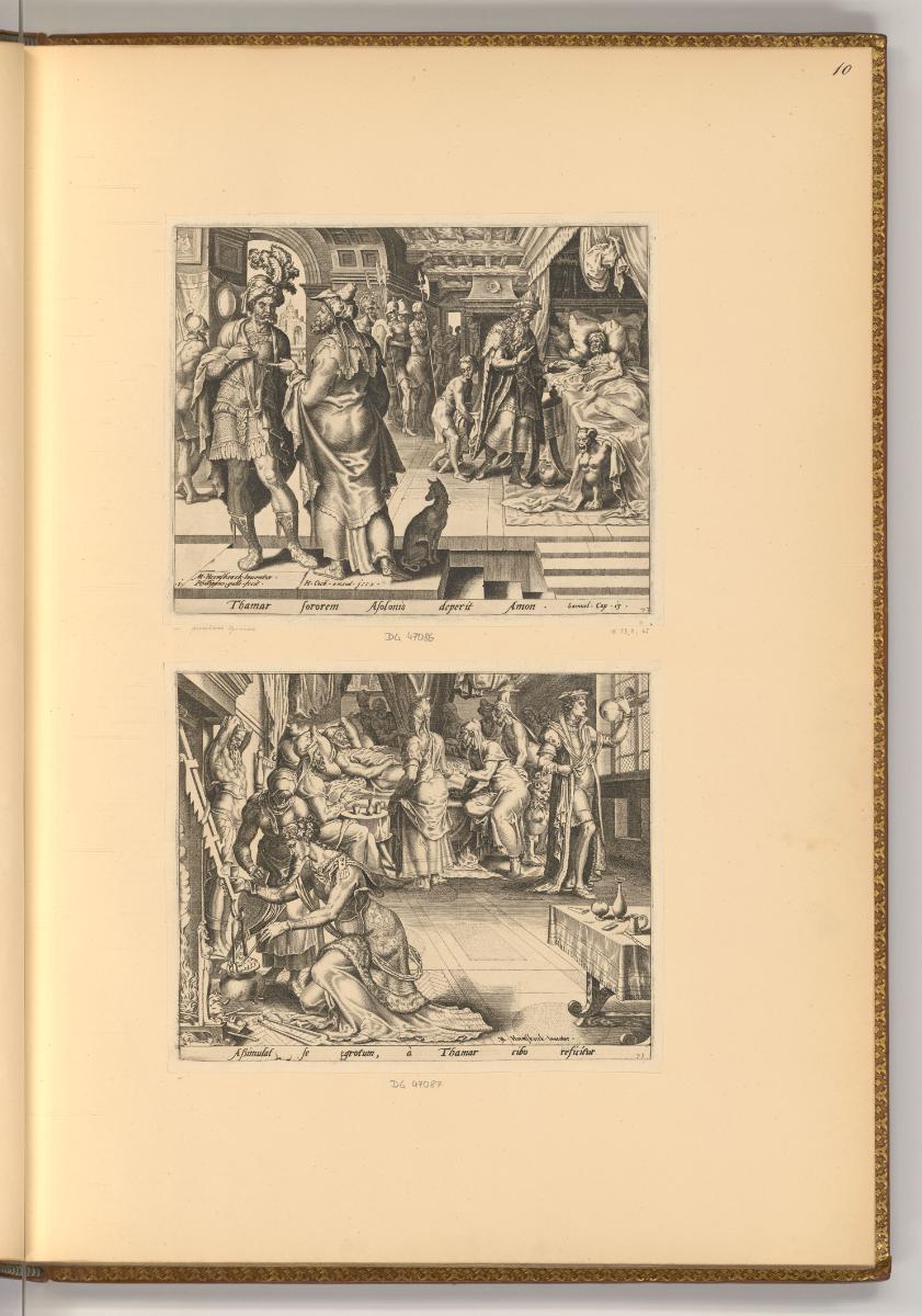 Philippe Galle Vol.I, Die Geschichte von Tamar und Amnon, Inv. Nr.: Holland nach Sektionen I/11…
