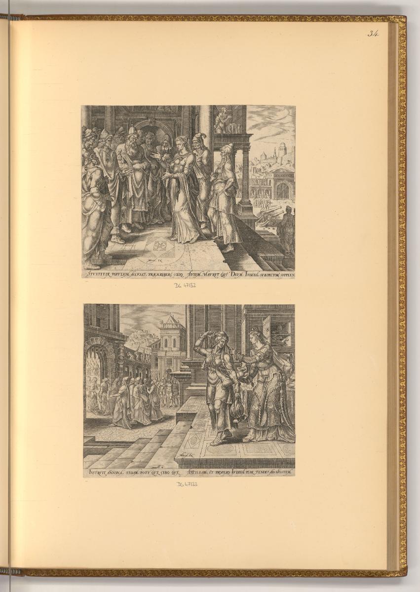 Philippe Galle Vol.I, Judith und Holofernes, Inv. Nr.: Holland nach Sektionen I/11, H/I/11/34