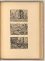 Philippe Galle Vol.I, Titelblatt mit Porträt Maarten van Heemskerck; Noahs Opfer; Verspottung N…