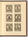 Theodore, Jean Theodore, et Jean Israel de Bry, Diverse Porträtbüsten in Ornamentrahmen, Inv. N…