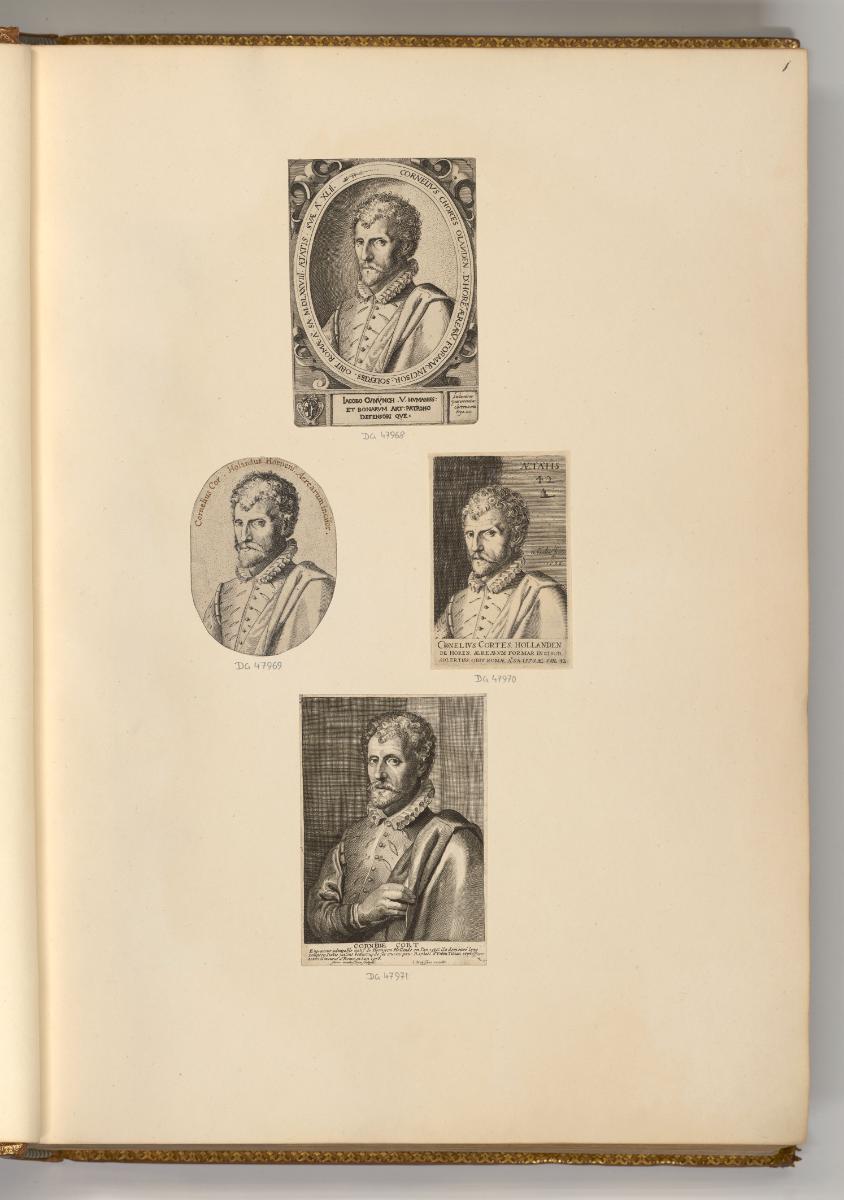 Cornelis Cort, Porträt Cornelis Cort, Inv. Nr.: Holland nach Sektionen I/10, H/I/10/1