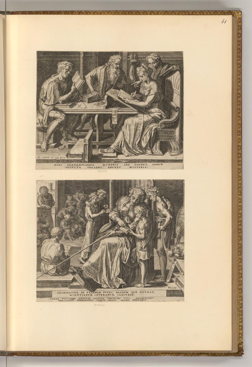 Cornelis Cort, Arithmetica; Grammatica, Inv. Nr.: Holland nach Sektionen I/10, H/I/10/41