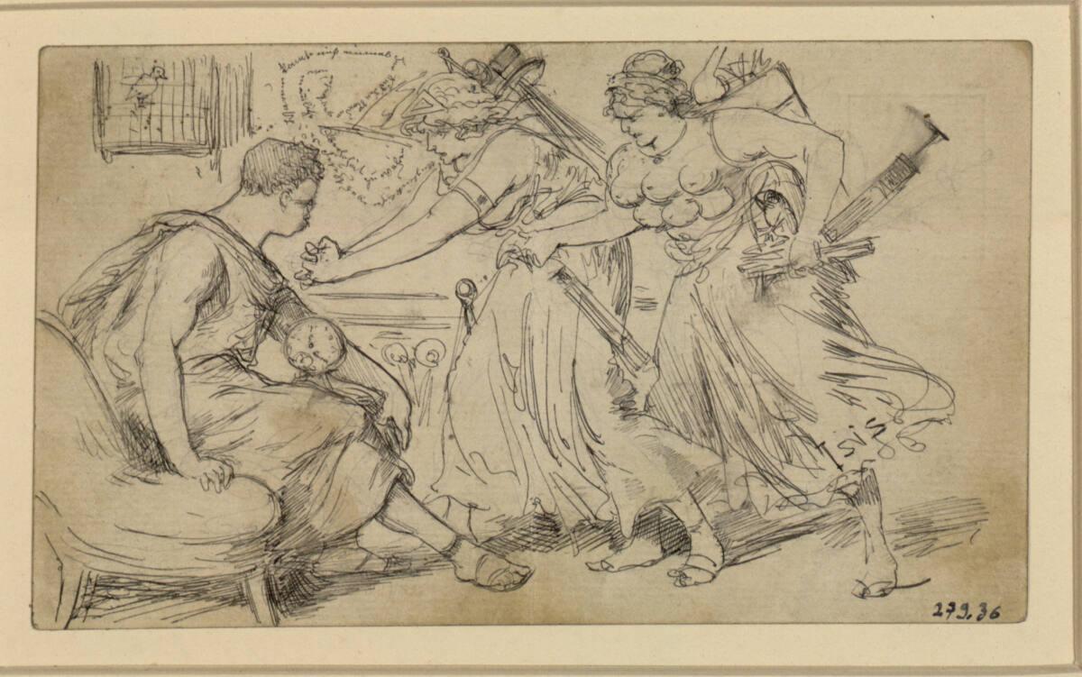 Ernst Juch, Scherzbild, Inv. Nr.: 27936