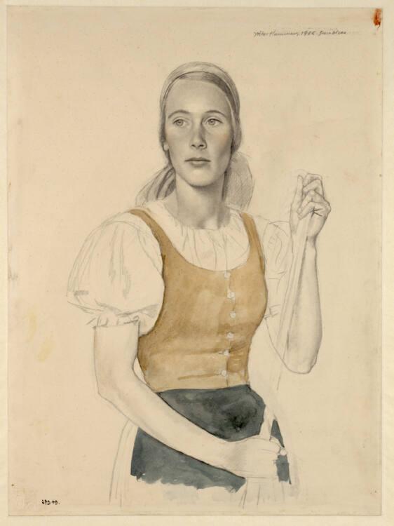 Viktor Hammer, Bauernmädchen, Inv. Nr.: 27949