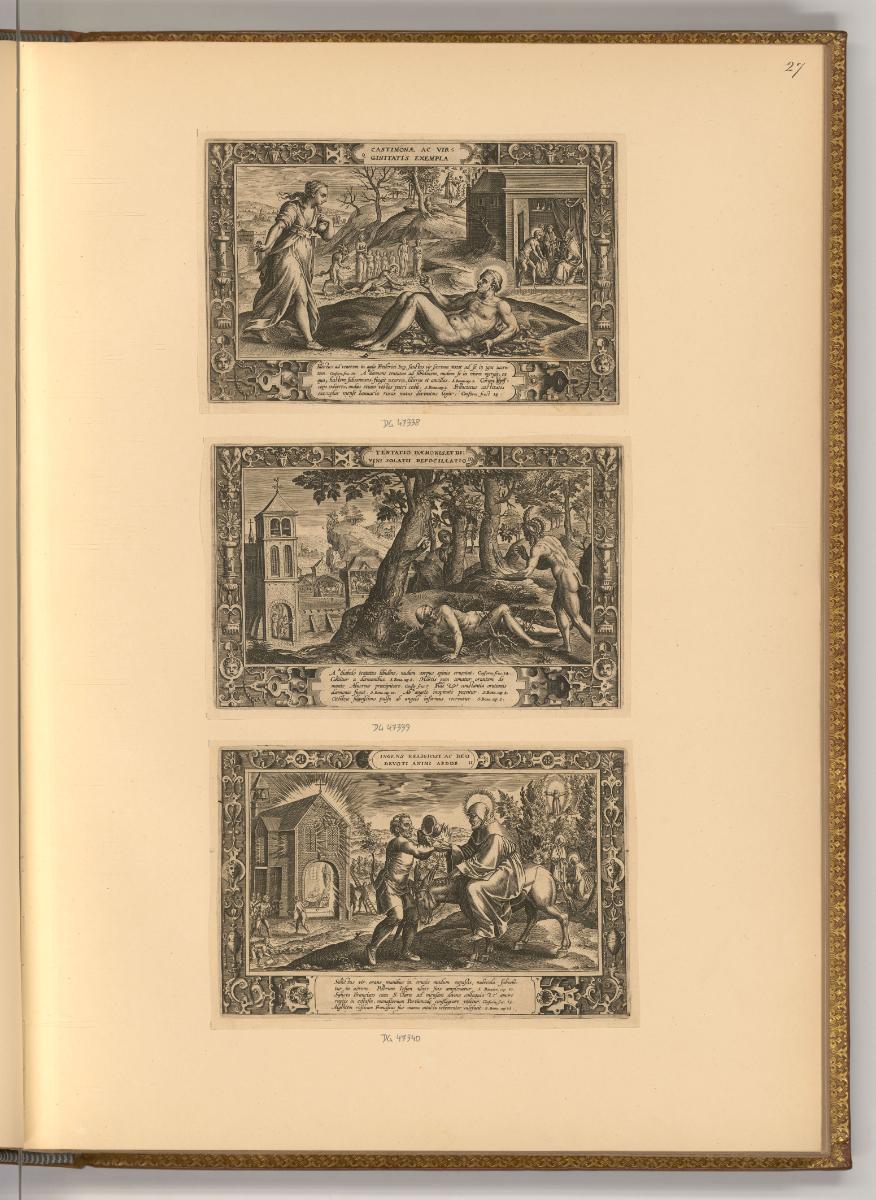 Philippe Galle Vol. II., Das Leben des hl. Franziskus von Assisi, Inv. Nr.: Holland nach Sektio…