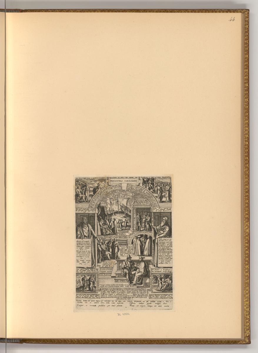 Philippe Galle Vol. II., Die Sünder zurechtweisen, Inv. Nr.: Holland nach Sektionen I/12, H/I/1…