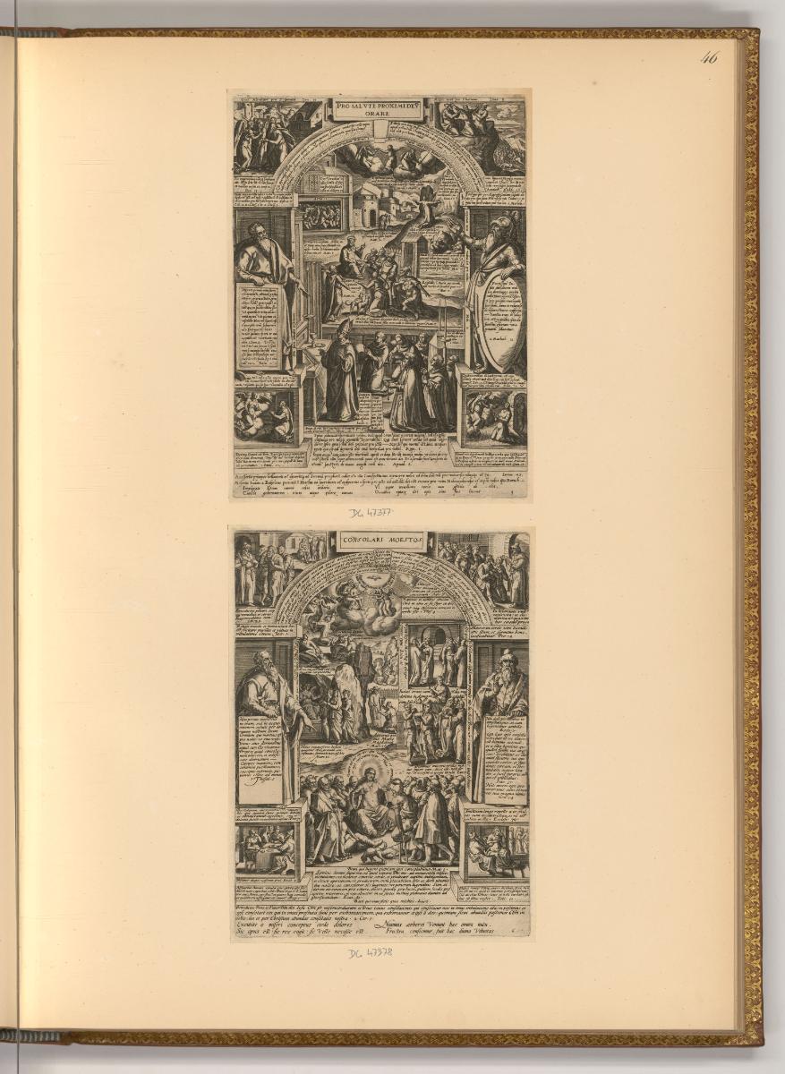 Philippe Galle Vol. II., Die sieben geistigen Werke der Barmherzigkeit, Inv. Nr.: Holland nach …