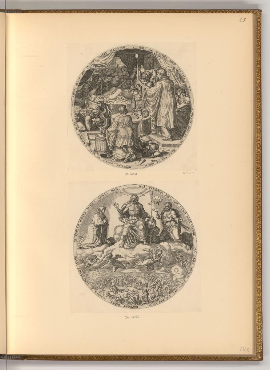 Philippe Galle Vol. II., Der Tod; Das Gericht, Inv. Nr.: Holland nach Sektionen I/12, H/I/12/48