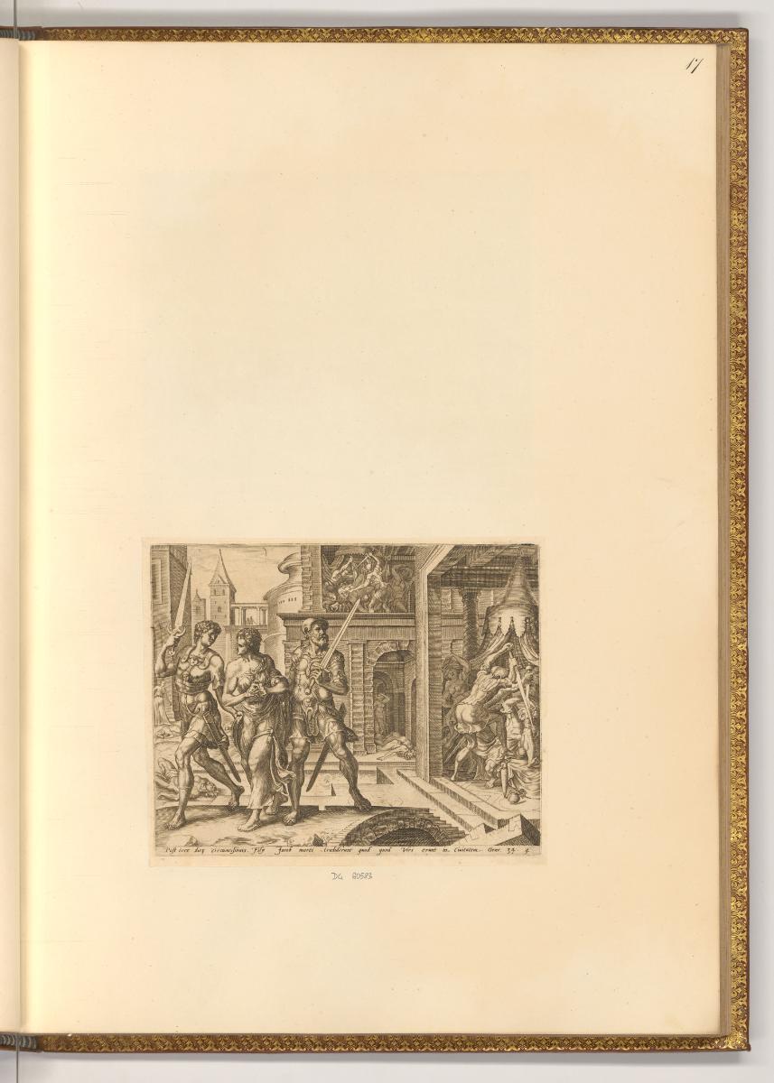 Harman Müller, Die Geschichte von Dinah und Shechem, Inv. Nr.: Holland nach Sektionen I/15, H/I…