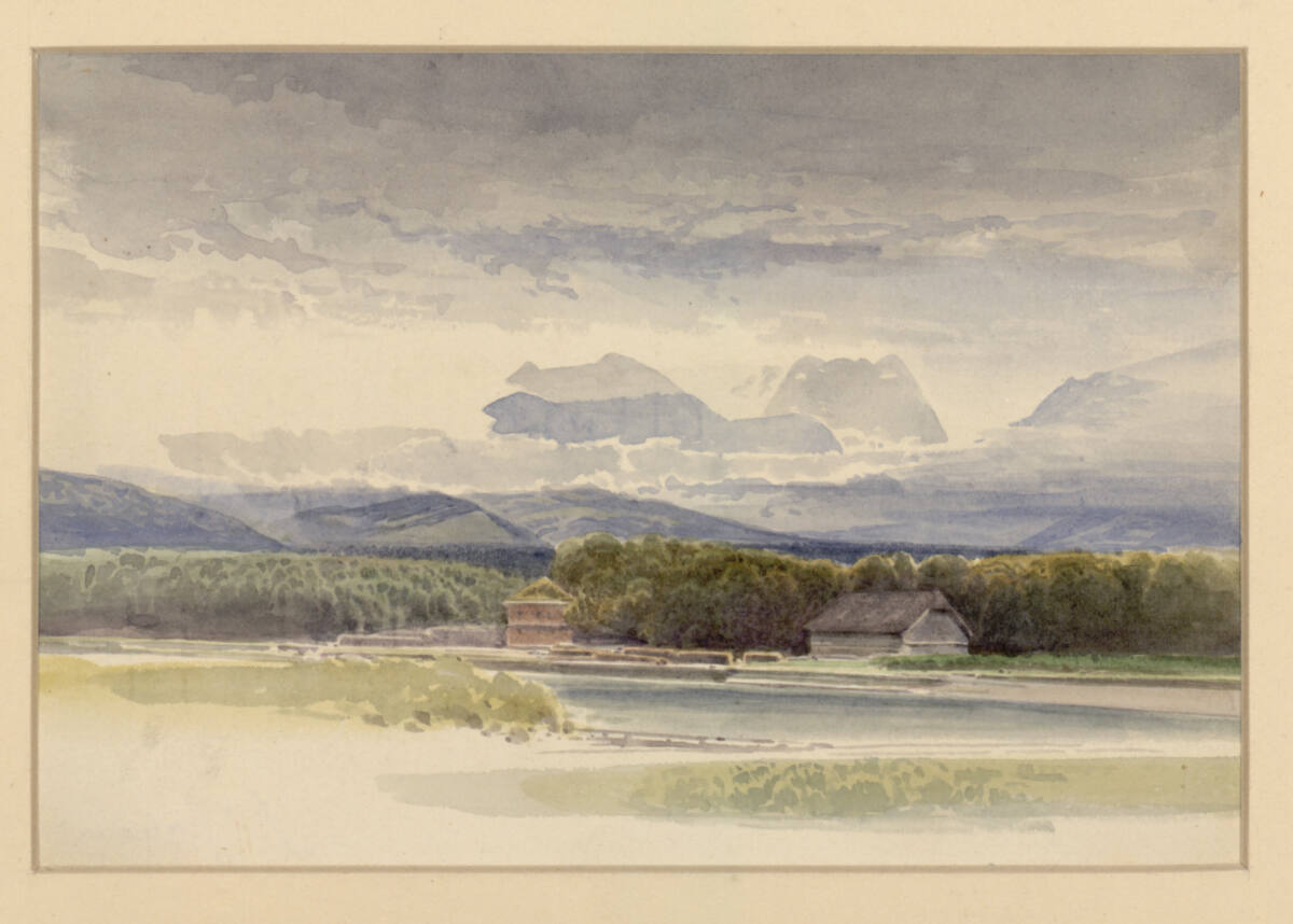 Gebirgslandschaft, Hans Hueber