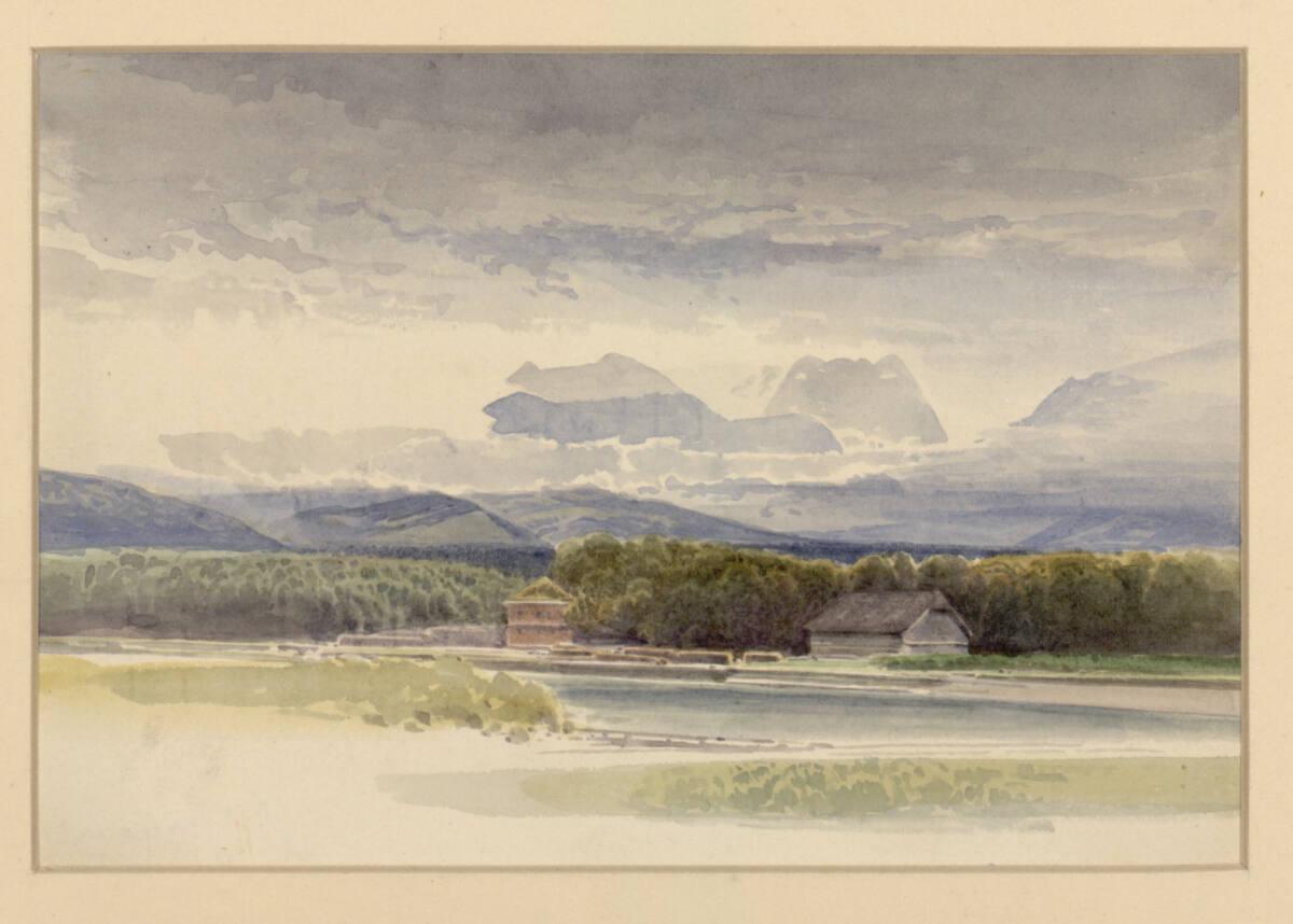 Hans Hueber, Gebirgslandschaft, Inv. Nr.: 27990
