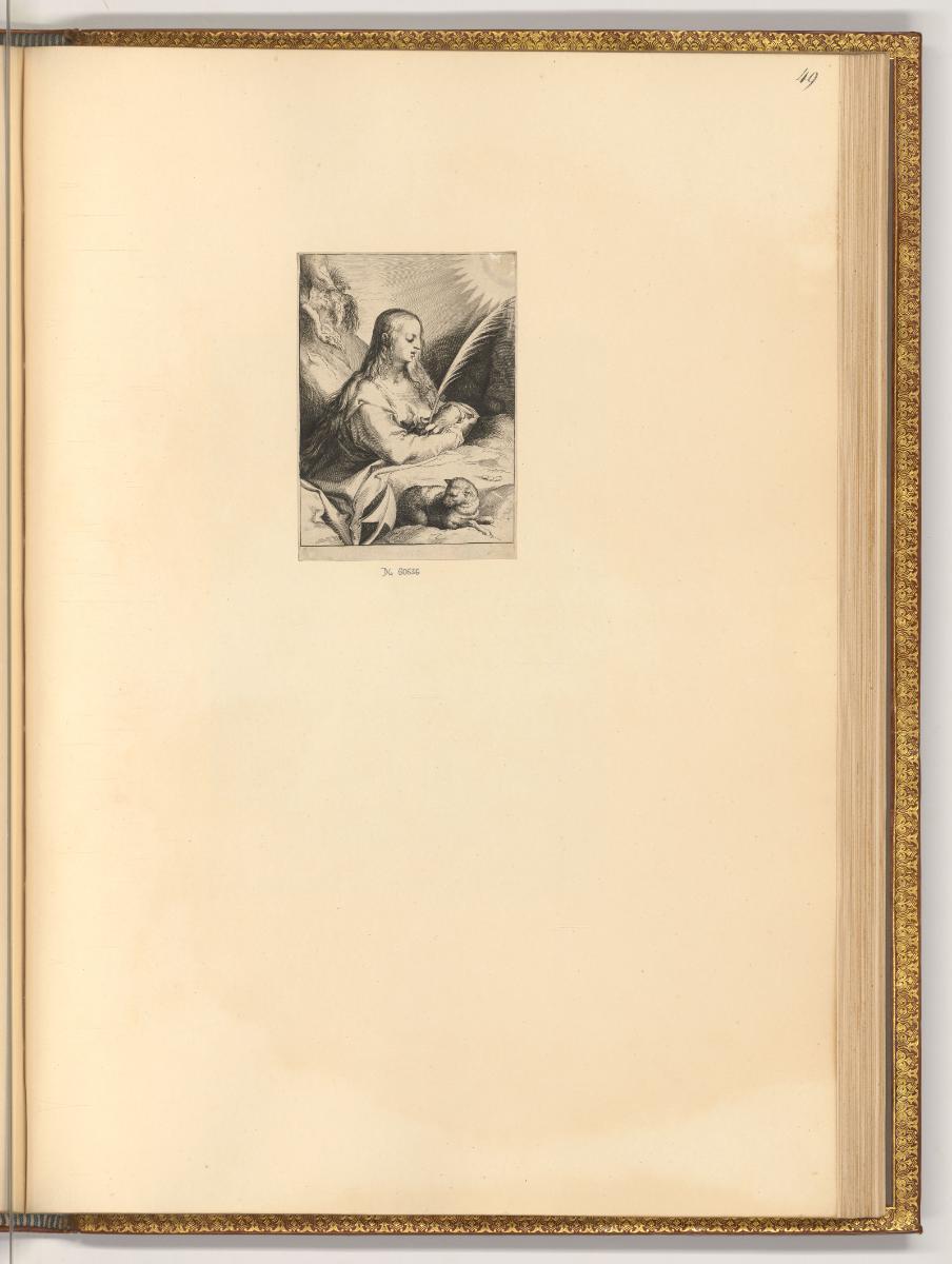 Harman Müller, Heilige Agnes, Inv. Nr.: Holland nach Sektionen I/15, H/I/15/49