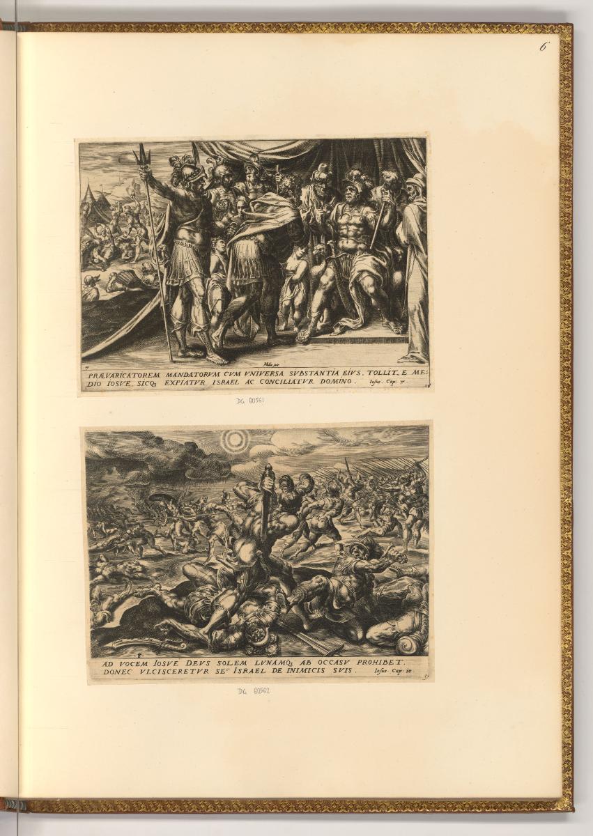 Harman Müller, Die Geschichte von Joshua, Inv. Nr.: Holland nach Sektionen I/15, H/I/15/6