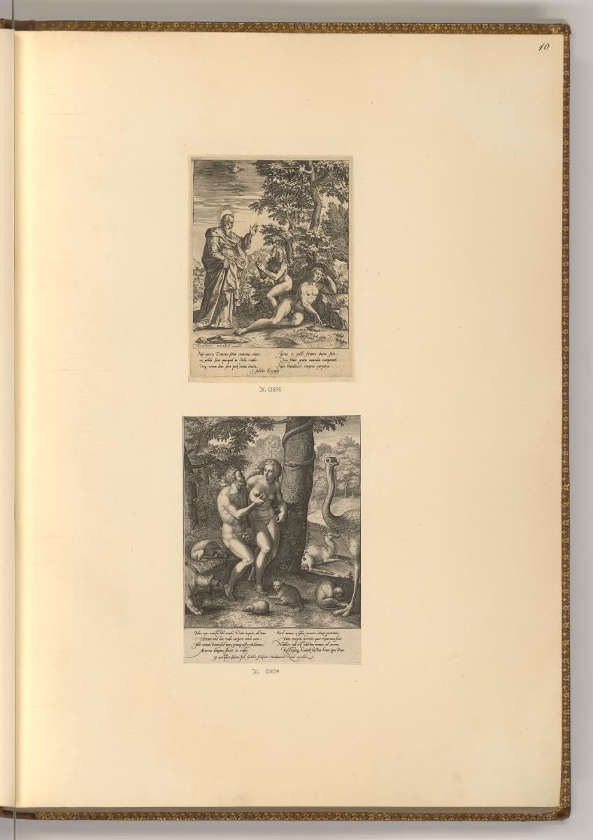 Jean Sadeler, Sündenfall, Inv. Nr.: Holland nach Sektionen I/16, H/I/16/10