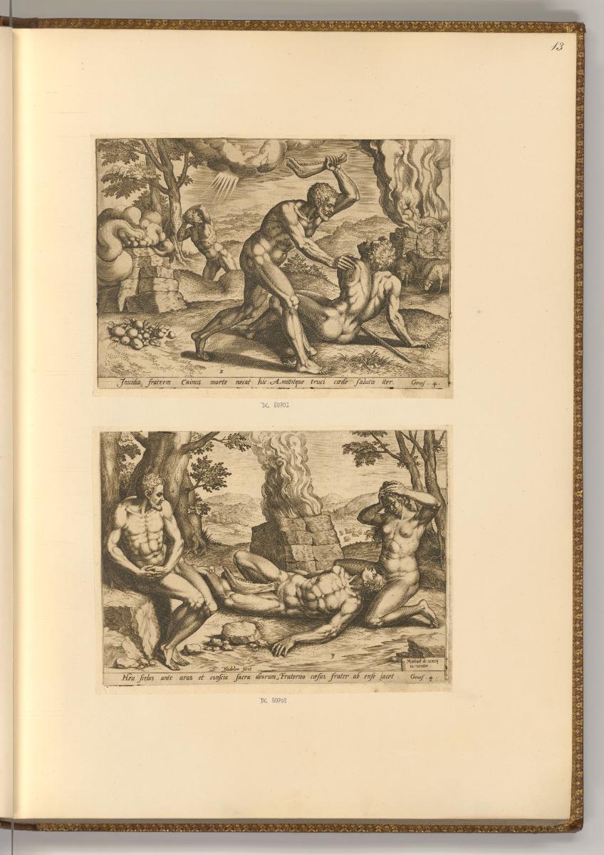 Jean Sadeler, Kain und Abel, Inv. Nr.: Holland nach Sektionen I/16, H/I/16/13