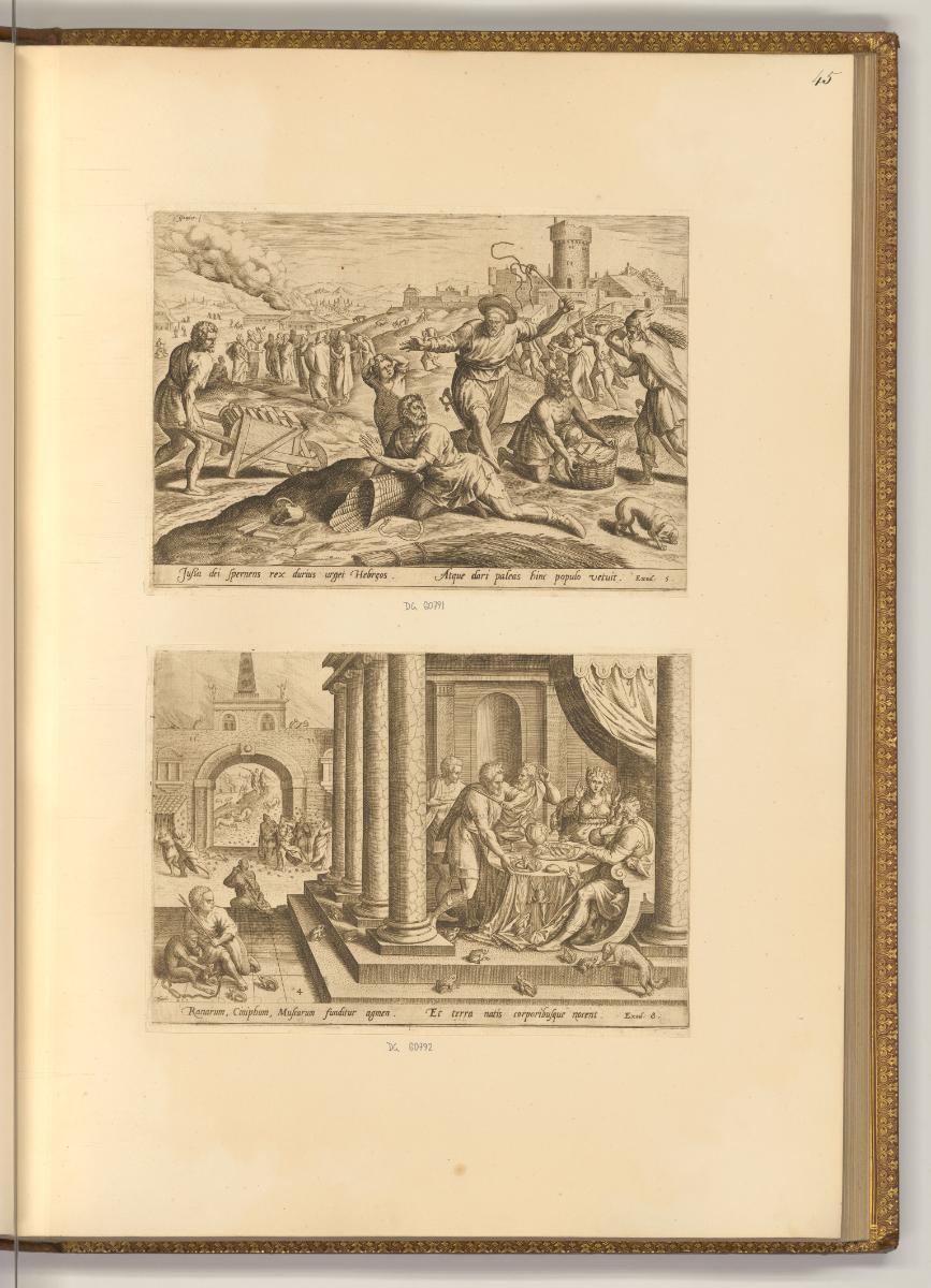 Jean Sadeler, Die Geschichte von Mose, Inv. Nr.: Holland nach Sektionen I/16, H/I/16/45