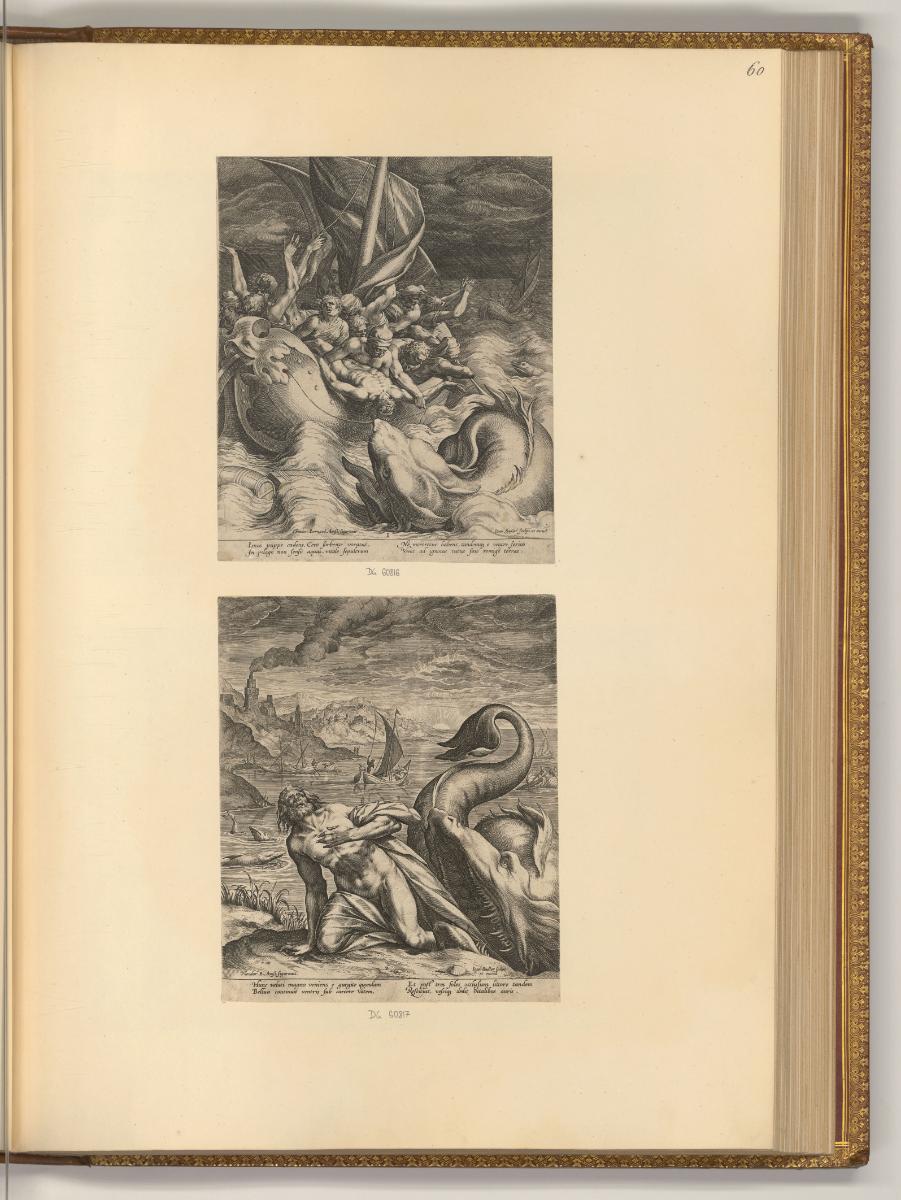 Jean Sadeler, Jonas und der Wal, Inv. Nr.: Holland nach Sektionen I/16, H/I/16/60
