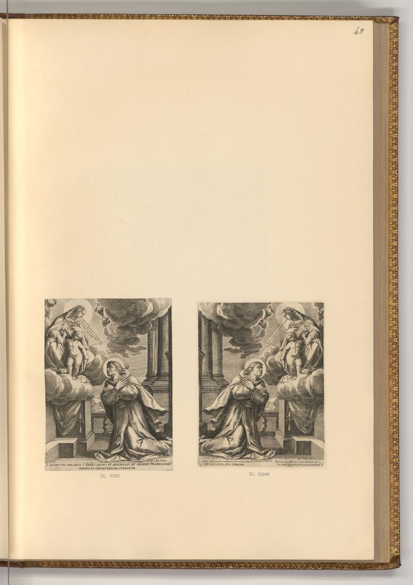 Jean Sadeler Vol. II, Hyazinth von Polen, Inv. Nr.: Holland nach Sektionen I/17, H/I/17/42