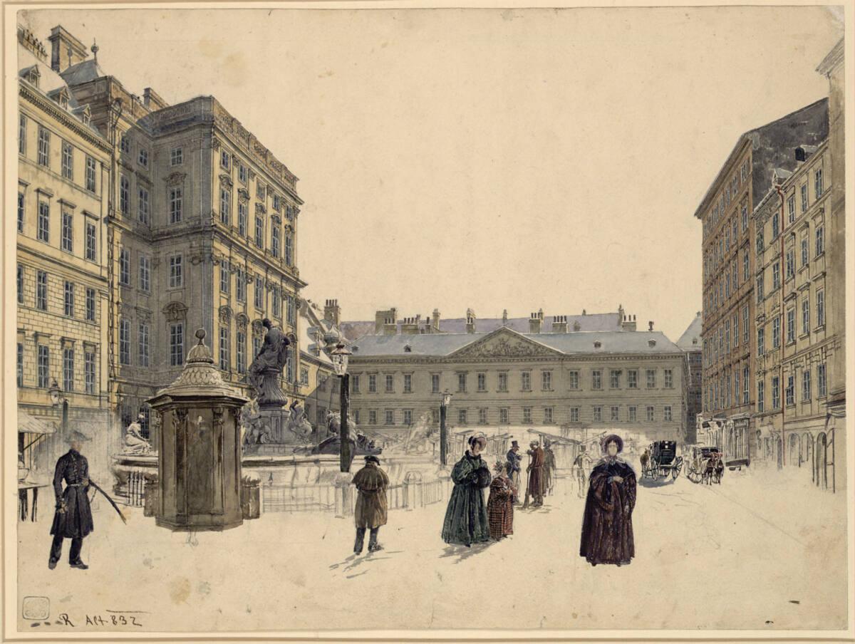 Rudolf von Alt, Der Neue Markt in Wien, Inv. Nr.: 28042