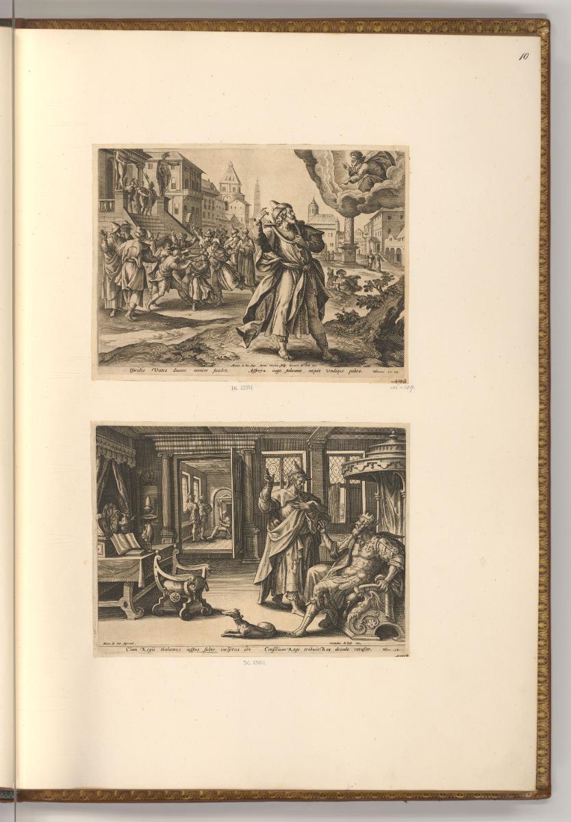 Jean, Antoine et Jerome Wierx, Gott erscheint Jeremias; Jeremias und Zedekia, Inv. Nr.: Holland…