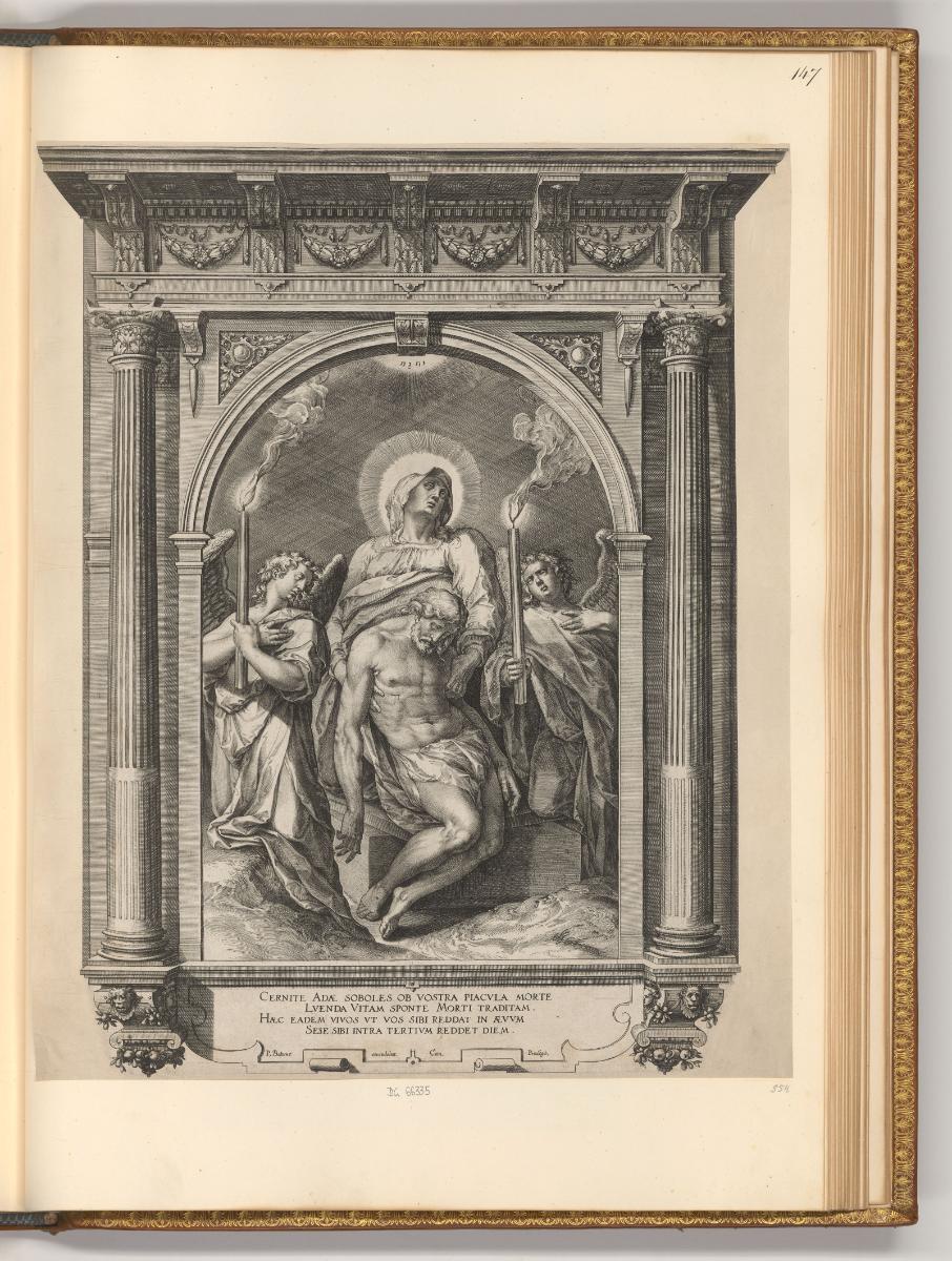 Jean, Antoine et Jerome Wierx, Pietà mit zwei Engeln, Inv. Nr.: Holland nach Sektionen I/20, H/…