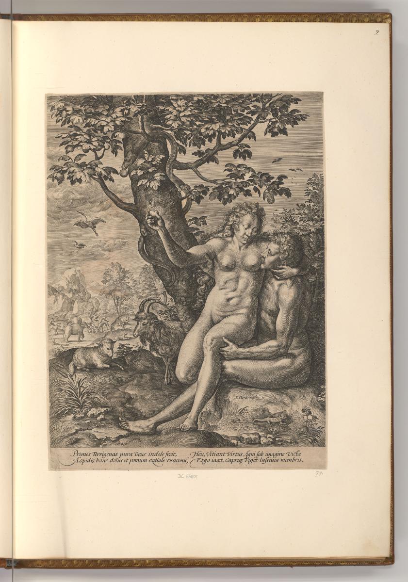 Jean, Antoine et Jerome Wierx, Der Sündenfall, Inv. Nr.: Holland nach Sektionen I/20, H/I/20/2