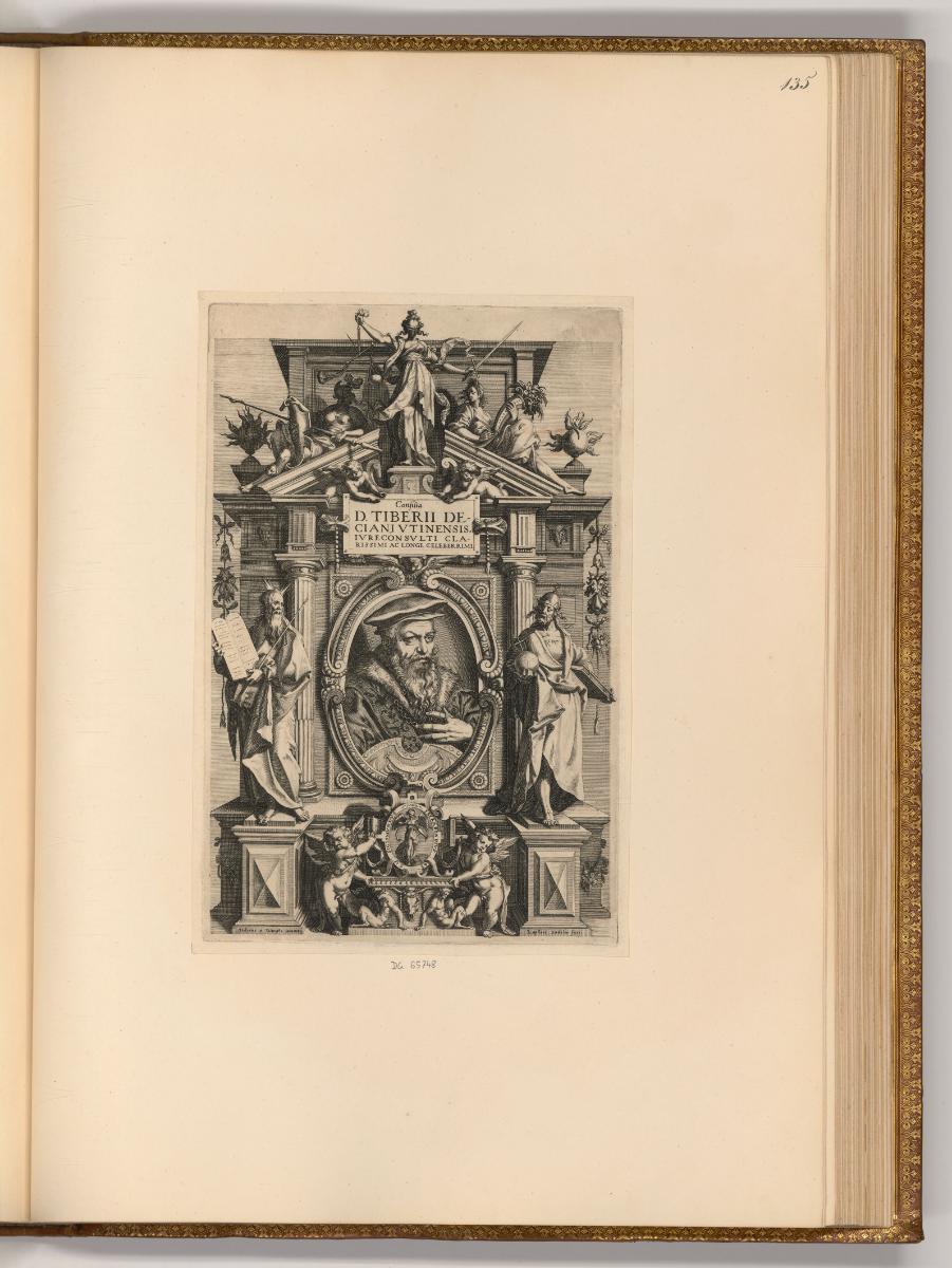 Raphael Sadeler, Porträt Tiberius Decianus, Inv. Nr.: Holland nach Sektionen I/19, H/I/19/135