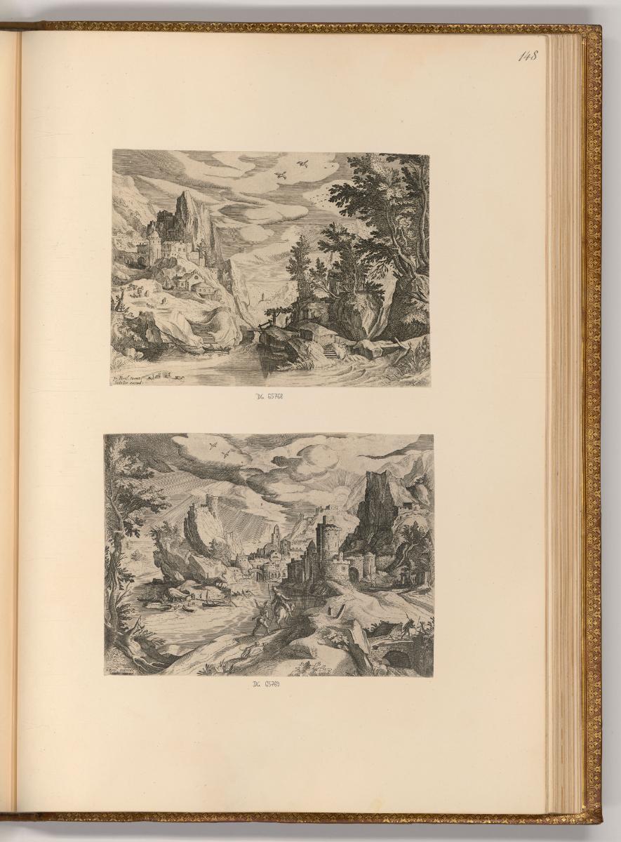 Raphael Sadeler, Flusslandschaft mit Teile einer Festung, Inv. Nr.: Holland nach Sektionen I/19…