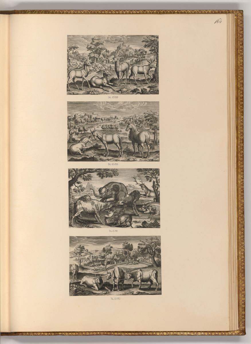 Raphael Sadeler, Tiere, Inv. Nr.: Holland nach Sektionen I/19, H/I/19/164