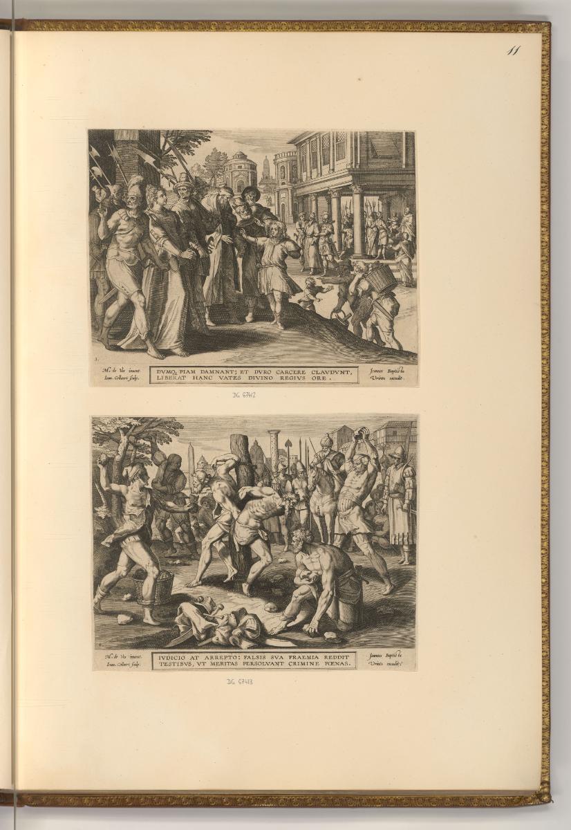 Adrien et Iean Collaert Vol. I., Die Geschichte der Susanna, Inv. Nr.: Holland nach Sektionen I…