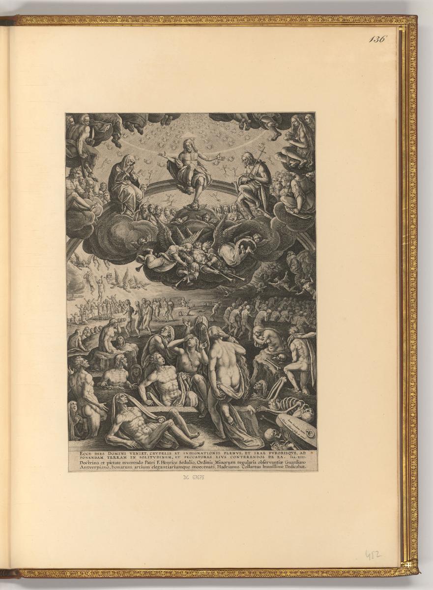 Adrien et Iean Collaert Vol. I., Das Jüngste Gericht, Inv. Nr.: Holland nach Sektionen I/23, H/…