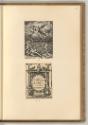 Adrien et Iean Collaert Vol. I., Die Verkündigung an die Hirten; Titelblatt, Fidei Apostolici S…