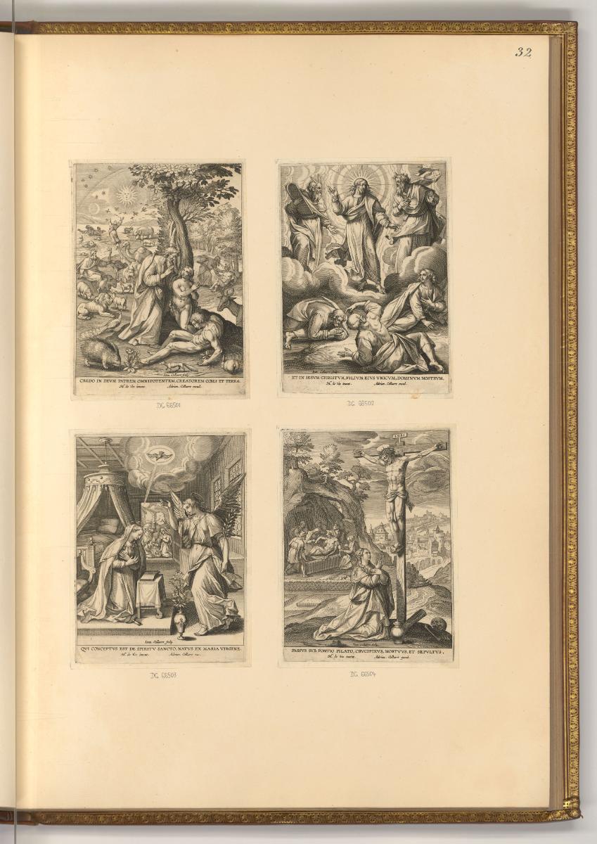 Adrien et Iean Collaert Vol. I., Szenen aus dem Alten und Neuen Testament, Inv. Nr.: Holland na…