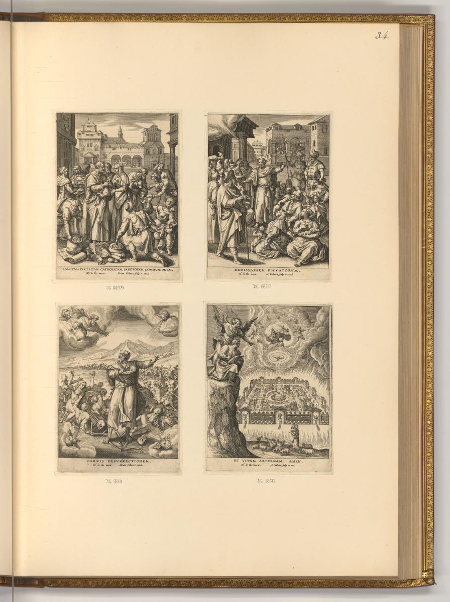 Adrien et Iean Collaert Vol. I., Szenen aus dem Alten und Neuen Testament, Inv. Nr.: Holland na…